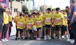 Uluslararası Kayseri Yarı Maratonu öncesi çocuklar yarıştı