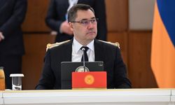 Kırgız lider Caparov Astana'daki KGAÖ Kolektif Güvenlik Konseyi Zirvesi'nde konuştu: