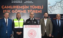 Bakan Uraloğlu, Çamlıhemşin Tüneli Işık Görme Töreni'nde