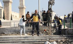 Halep'te Türk ekiplerinin de katılımıyla "Geri Döndük Halep" kampanyası başlatıldı