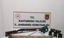 Kastamonu'da kaçak kazı yapan 2 kişi suçüstü yakalandı