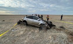 Yozgat'ta devrilen otomobildeki 1 kişi öldü, 1 kişi yaralandı