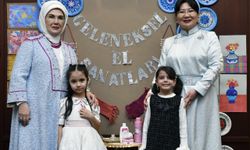 Emine Erdoğan, Moğolistan Cumhurbaşkanının eşi Luvsandorj ile bir araya geldi