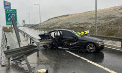 Çatalca'da bariyere çarpan otomobilin sürücüsü öldü