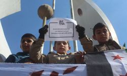 Suriye'de işgalini sürdüren terör örgütü PKK/YPG protesto edildi
