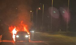 Ankara'da bir araçta çıkan yangın söndürüldü