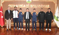 Milli sporcular Osmangazi'den Dünya Şampiyonası’na uğurlandı