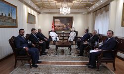 Diyanet İşleri Başkanı Erbaş, KKTC Din İşleri Başkanı Moral'ı kabul etti