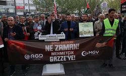 Gaziantep ve Kilis'te İsrail'in Gazze'ye yönelik saldırıları protesto edildi