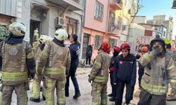Şişli'de 2 katlı binada kısmi çökme