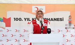 Türk Kızılay, Nurdağı'ndaki konteyner kentte "100. Yıl Kütüphanesi" açtı