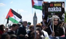 Londra'da yüzbinlerin 'Nakbe' yürüyüşü