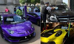 Londra’da süper araç operasyonu: 72 araca el konuldu