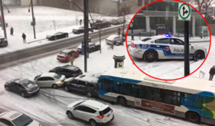 Karın Tadını Araçlar Çıkardı... Kayan Kayana