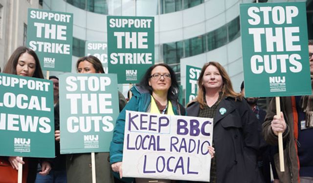 BBC yerel radyo çalışanları grevde