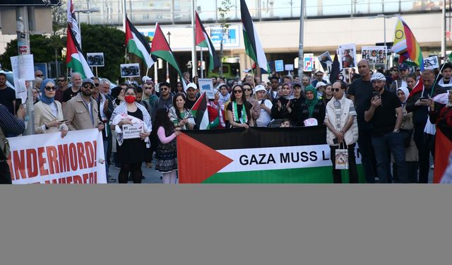 Avusturya'da, İsrail'in Gazze'ye yönelik saldırıları protesto edildi