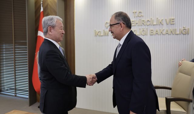 Bakan Özhaseki, Japonya Uluslararası İşbirliği Ajansı Başkanı Tanaka Akihiko ile görüştü
