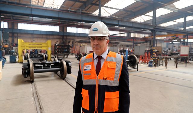 Sivas'ta faaliyete geçen boji fabrikası TÜRASAŞ'ın hedeflerini büyüttü