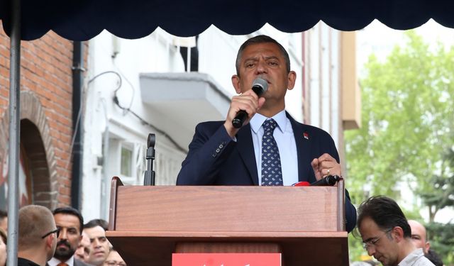 CHP Genel Başkanı Özel, Eskişehir'de konuştu: