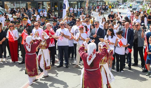 KKTC'de 19 Mayıs Atatürk'ü Anma, Gençlik ve Spor Bayramı törenlerle kutlandı
