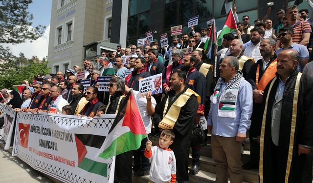 Muş'taki akademisyenlerden Filistin için ABD'de eylem yapan öğrencilere destek