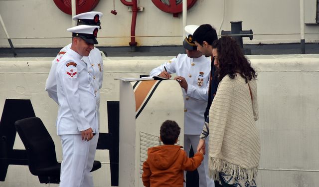 TCSG-95 Sahil Güvenlik Botu Trabzon'da halkın ziyaretine açıldı