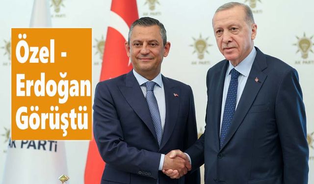 Özel-Erdoğan biraraya geldi