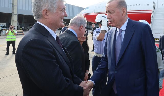 Cumhurbaşkanı Erdoğan, G20 Liderler Zirvesi için Brezilya'ya geldi