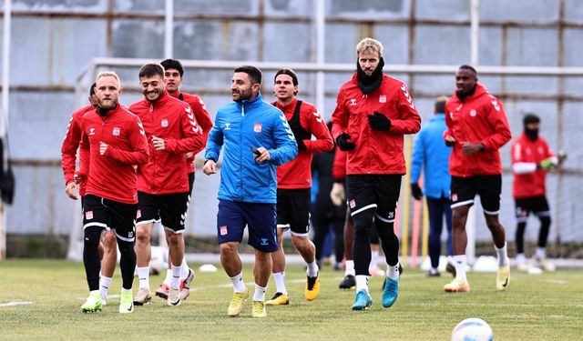 Sivasspor, Kasımpaşa maçı hazırlıklarını sürdürdü