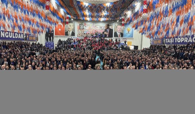 Adalet Bakanı Tunç, AK Parti Zonguldak 8. Olağan İl Kongresi'nde konuştu: