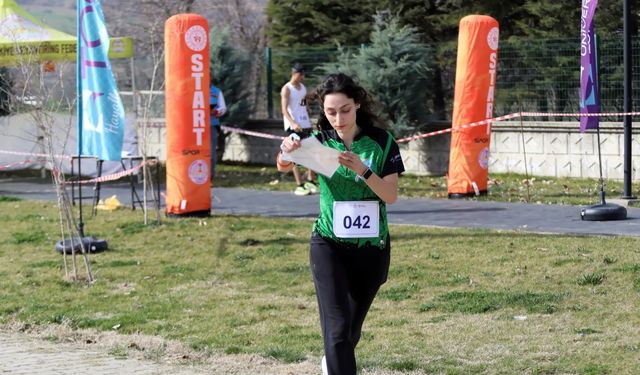 Tokat'ta düzenlenen ÜNİLİG Türkiye Oryantiring Şampiyonası'nın ikinci etabı sona erdi