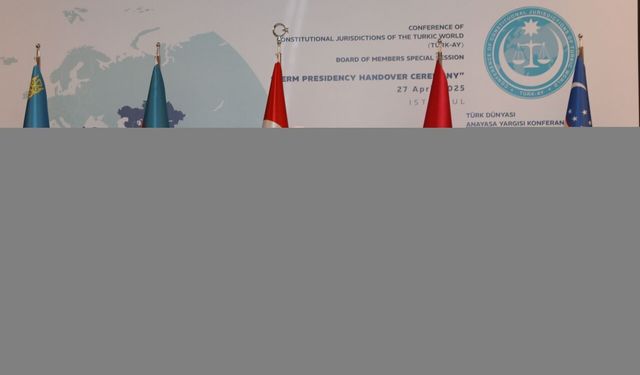 Anayasa Mahkemesi, TÜRK-AY dönem başkanlığını Azerbaycan Anayasa Mahkemesine devretti