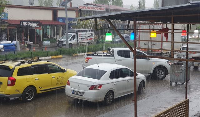 Ardahan'da kar, Erzurum'da sağanak etkili oldu