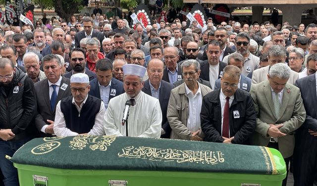 Aydın Gazeteciler Cemiyeti Başkanı Erman Çetin son yolculuğuna uğurlandı