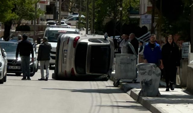 Çorum’da trafik kazasında anne ve kızı yaralandı