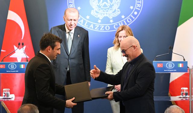 Türkiye ile İtalya arasında 11 anlaşma imzalandı