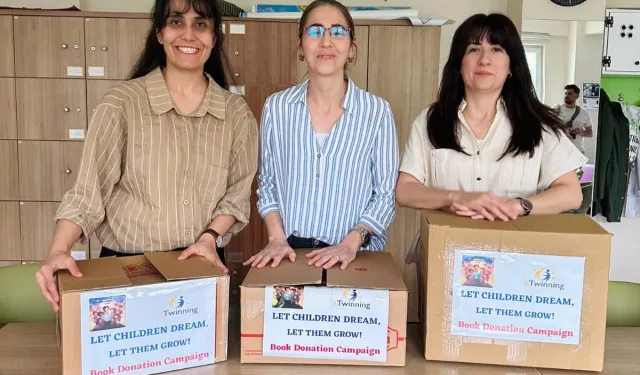 Bursa Gemlikli öğrencilerden Ergani’ye kitap desteği