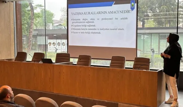 Bursa İnegöl Belediyesi'nde kurum içi eğitimlere devam