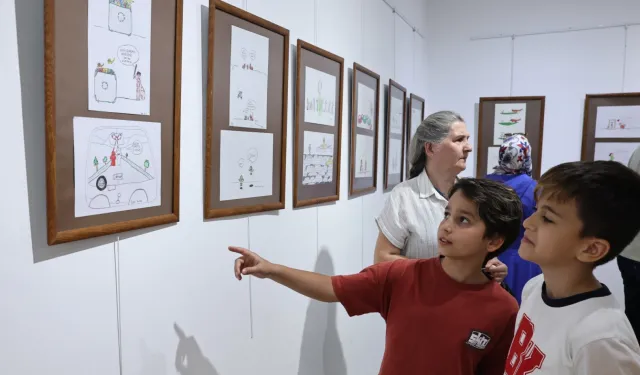 Bursa Nilüfer'de Karikatür Atölyesi'nde yıl sonu sergisi