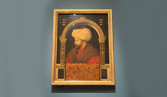 Fatih’in portresi ve madalyonladı Londra’da sergileniyor