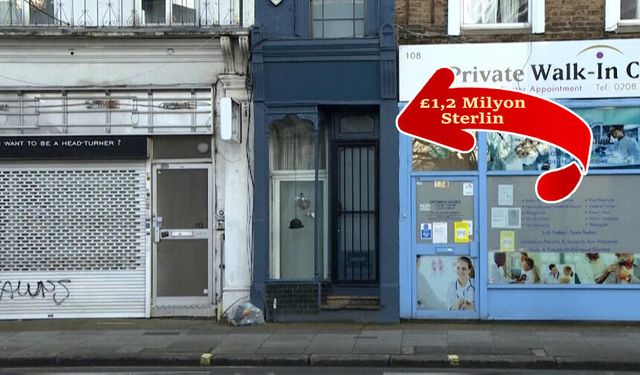 Londra’nın en dar evi 1,2 milyon sterline satışa sunuldu