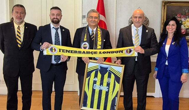 Londra Fenerbahçeliler Derneği Yönetiminden Başkonsolos Ulusoy’a Ziyaret