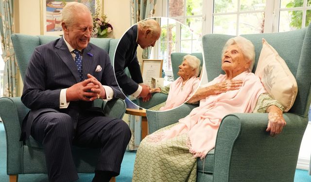 Kral Charles, Dünyanın En yaşlı Kadınını Ziyaret Etti