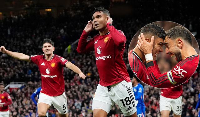 İki kırmızı kartın çıktığı maçta Manchester United, Chelsea'yi yendi