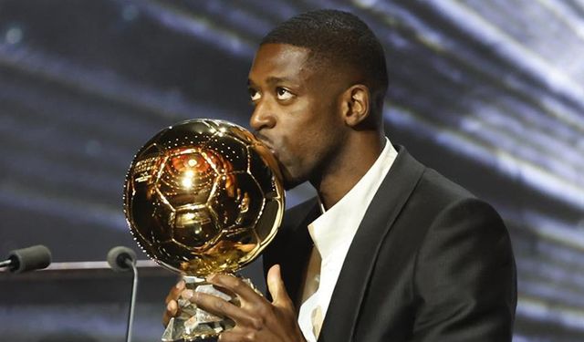 Altın Top ödülünü, Fransız futbolcu Dembele kazandı