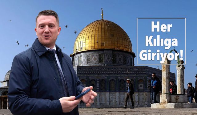 İslam Karşıtı Robinson, Müslüman Kılığında Mescid-i Aksa’ya Girmiş