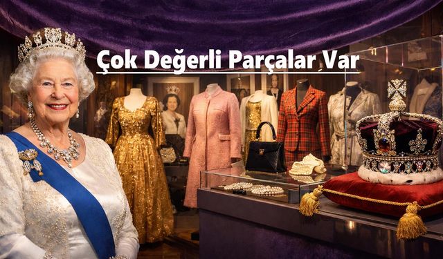 Kraliçe Elizabeth’in Moda Mirası Sergisi Ziyarete Açıldı