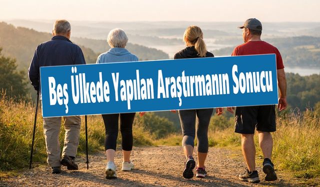 Günde Sadece 5 Dakika Yürümek Ömrü Uzatıyor