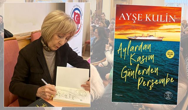 Ünlü yazar Ayşe Kulin Londra’da son kitabını anlattı ve imzaladı
