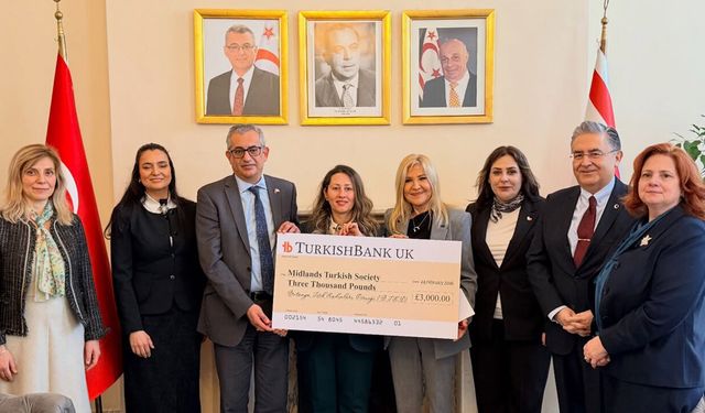Midlands Türk Toplumu’na BTKD’den Anlamlı Bağış